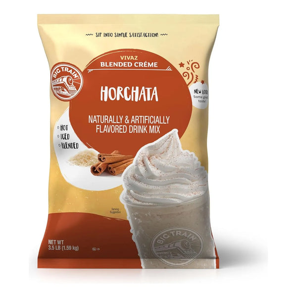 Big Train Vivaz Horchata Mezcla De Crema 3.5 Lb Preparacion Instantanea