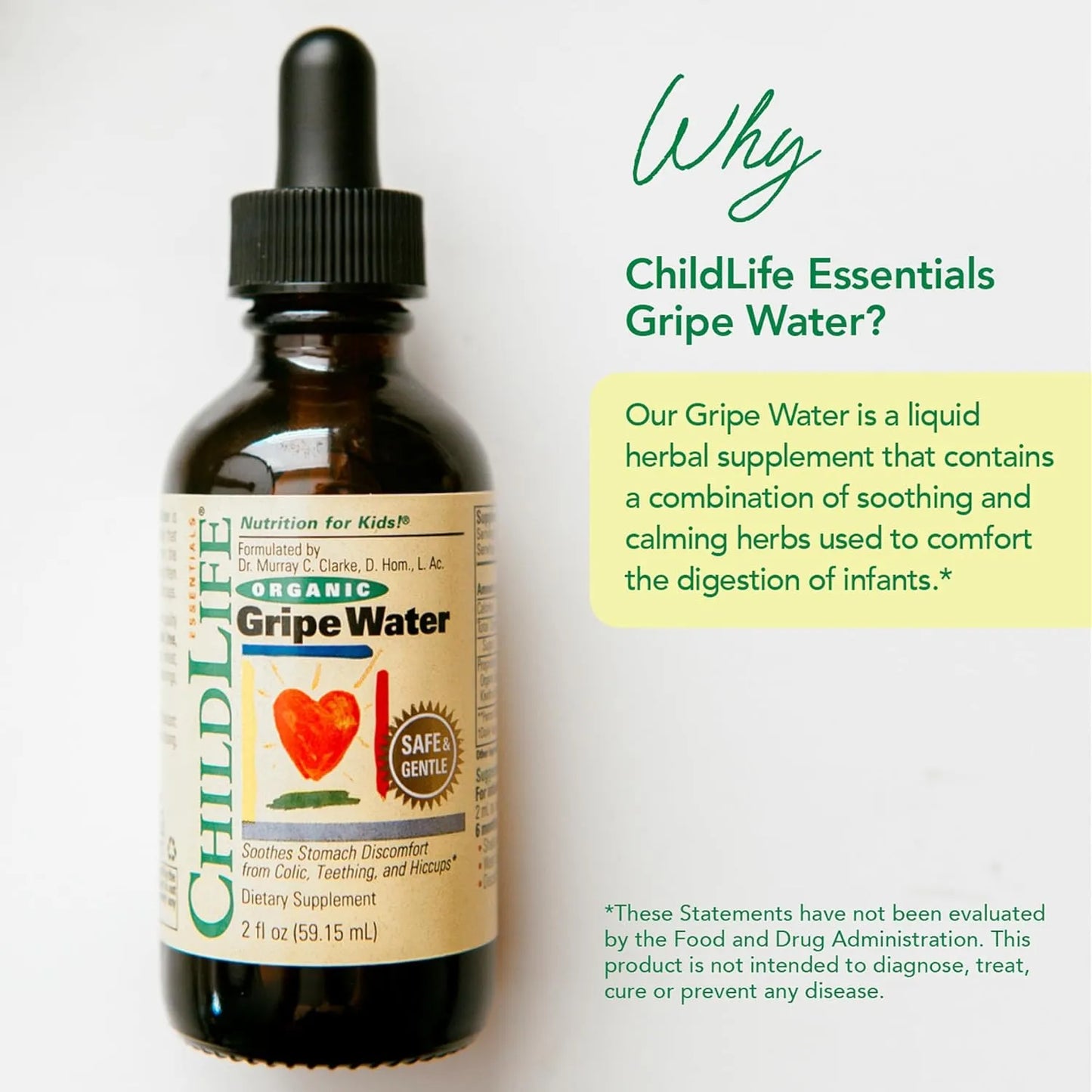 Agua Organica Para Bebes Alivia Colicos Y Gases Childlife Essentials Gotas