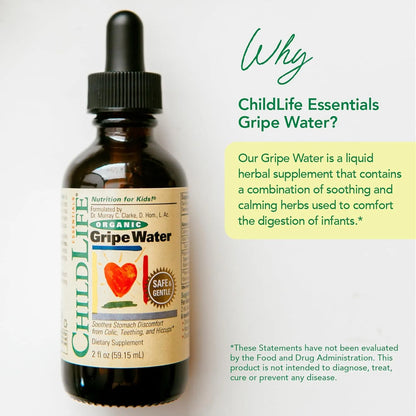 Agua Organica Para Bebes Alivia Colicos Y Gases Childlife Essentials Gotas