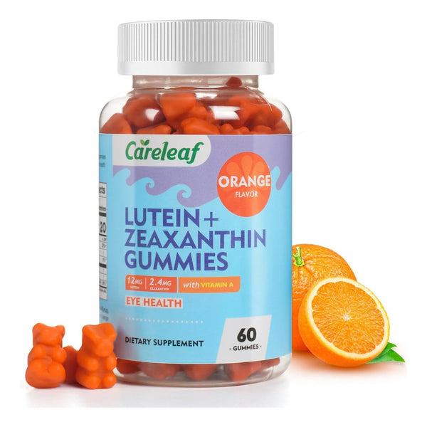 Gomitas Veganas De Luteina 12 Mg Con Zeaxantina Y Vitamina A Para Salud Ocular