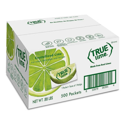 True Lime Potenciador De Agua 500 Sobres Sabor Lima Natural Sin Azúcar