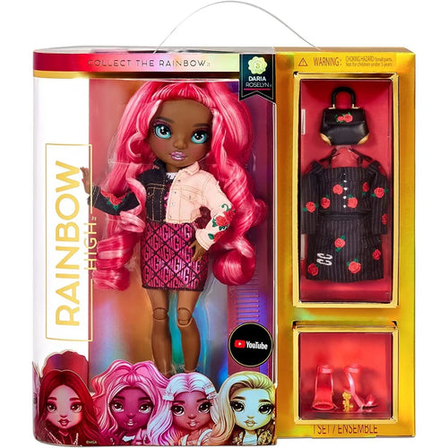 Rainbow High Muñeca Daria Roselyn Articulada 2021 Estimula Creatividad E Imaginación