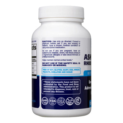 Suplemento Adaptogeno Ashwagandha Rhodiola L Teanina Relajacion Sueno Estado Animo