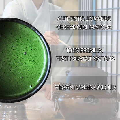 Polvo De Matcha Japonés Grado Ceremonial 100g Satoen Té Verde Premium