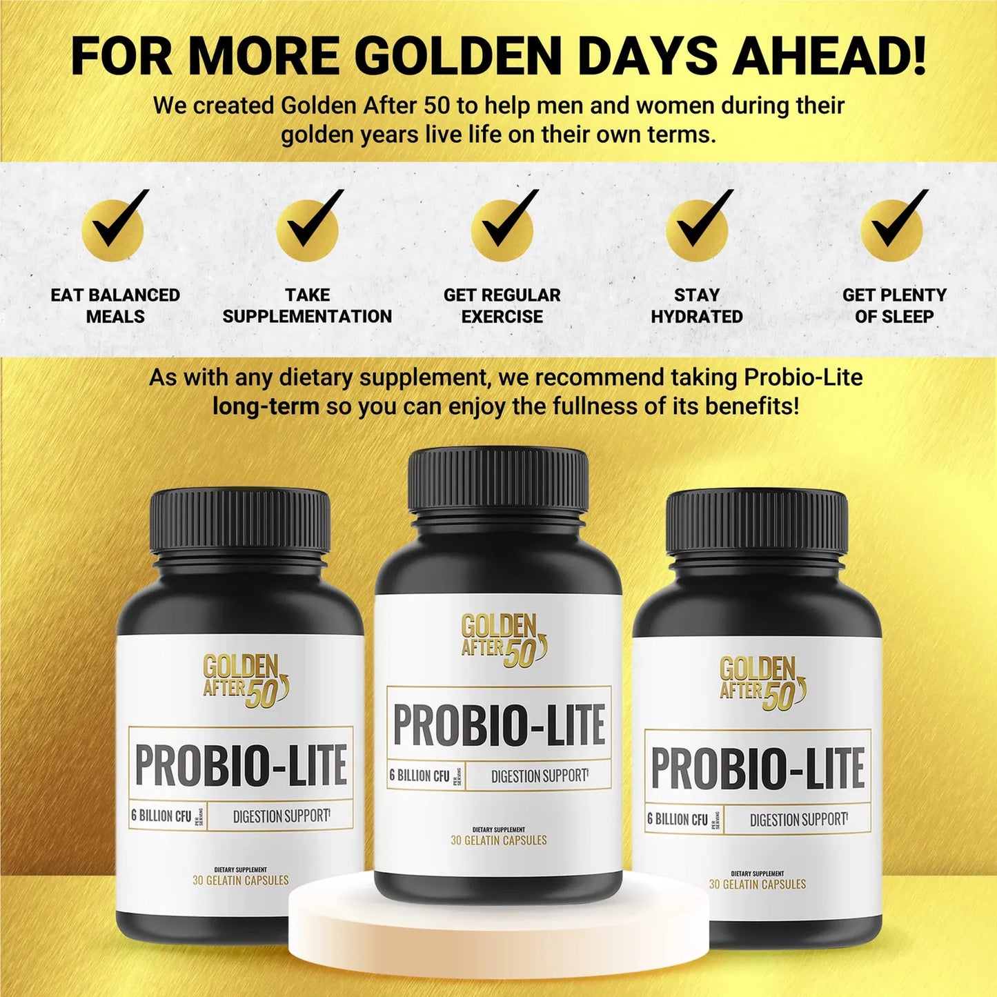 Probio-lite Salud Intestinal Apoyo Digestión 3 Botellas Prob