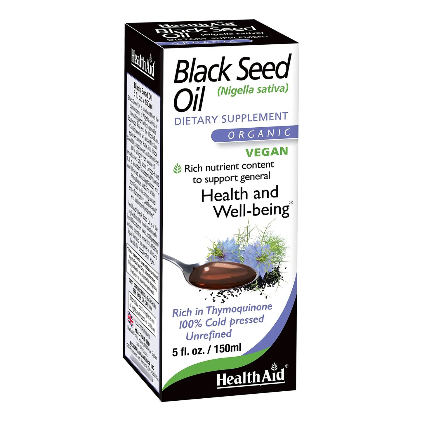 Aceite De Semilla Negra Natural Prensado En Frio Rico En Nutrientes