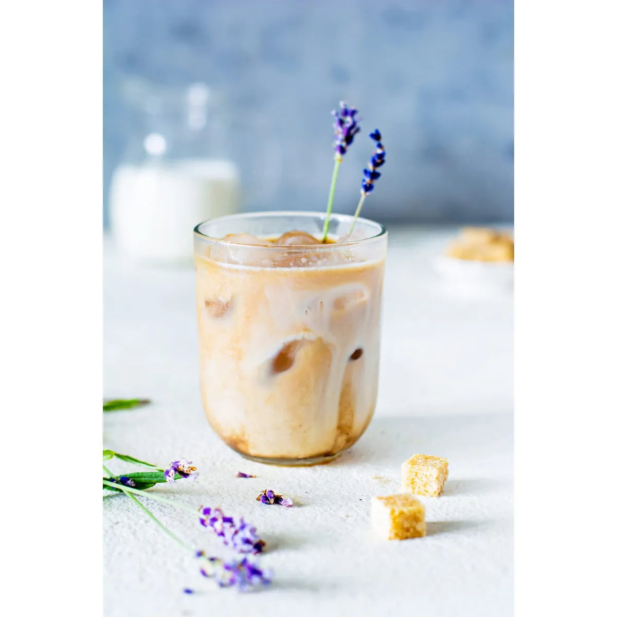Té De Lavanda Con Leche En Polvo 400 Gramos Relajante Y Cremoso