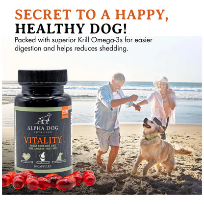 Aceite De Krill Para Perros Vitality By Reduce Alergias Picazon Y Cuida Articulaciones