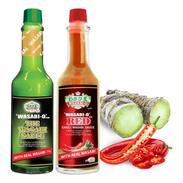 Juego De 2 Salsas Originales Wasabi Y Chile Rojo Chef Walter Importado