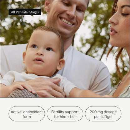 Ubiquinol CoQ10 200 Mg Energía Celular Antioxidante Salud Reproductiva