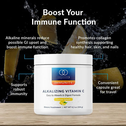 Vitamina C Alcalinizante Suplemento Inmunologico Potasio Magnesio Piel Radiante