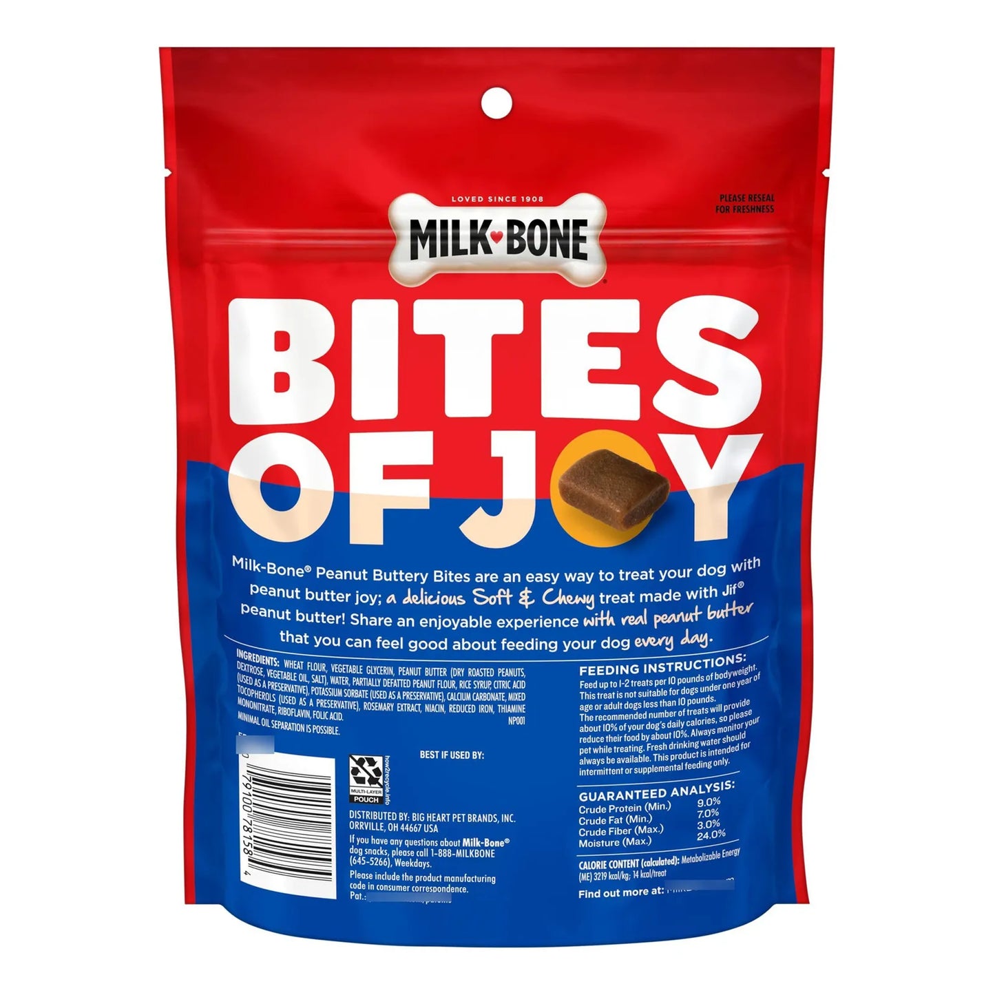 Golosinas Suaves Para Perros Con Mantequilla De Maní Jif 11.8 Onzas