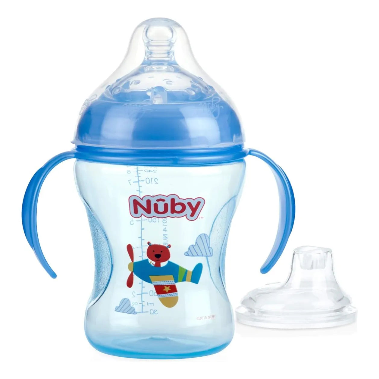 Nuby Enfermera Antigoteo Cuello Ancho Botella Taza Sorber Pa