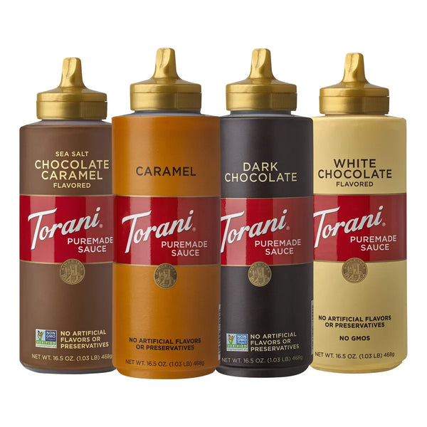 Torani Puremade Paquete Variado De Salsas 4 Sabores Bote