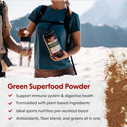 Polvo De Verduras De Chocolate Barleans Superalimento Nutritivo Y Delicioso