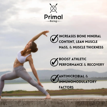 Calostro De Res Alimentado Con Pasto Primal Being Soporte Inmunologico Y Salud Intestinal 3.17 Oz