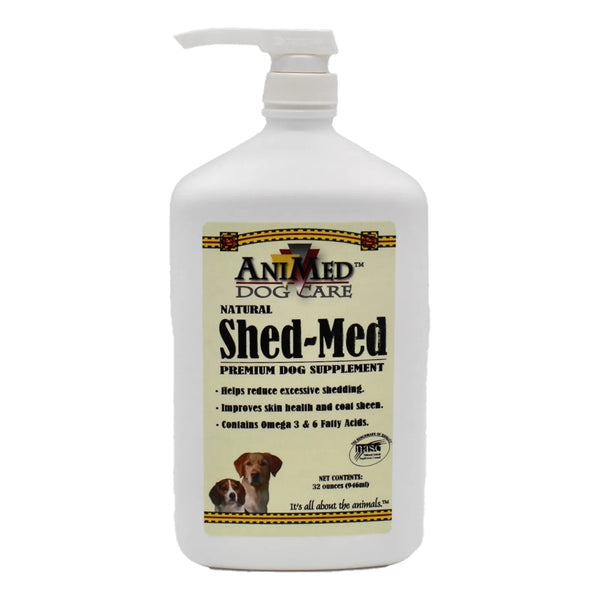 Shed Med Suplemento Premium Para Perros Reduce Caida De Pelo Y Mejora La Piel 32 Onzas