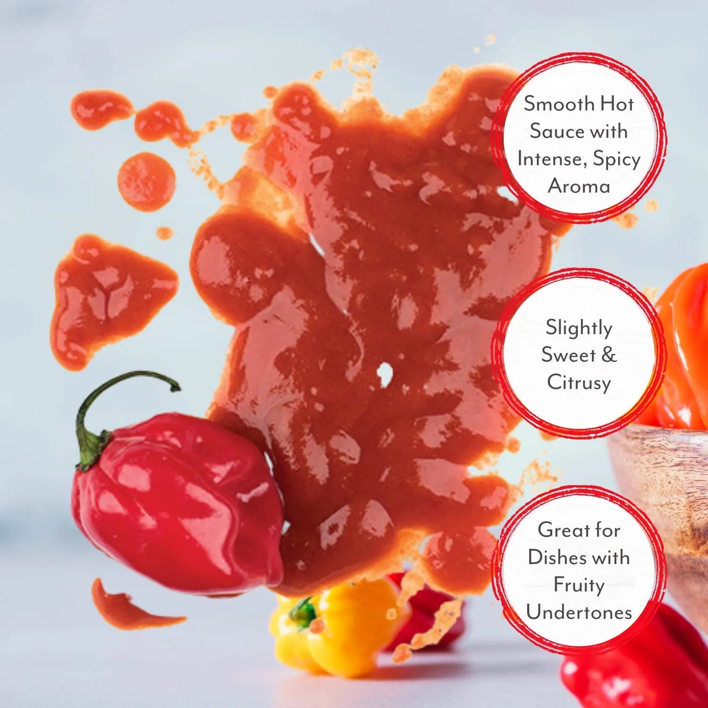 Salsa De Pimienta Habanero Importada 946ml Picante Intenso Y Sabroso