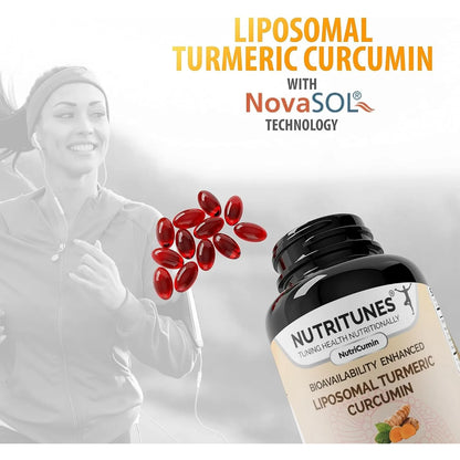 Curcumina Liposomal 1000 Mg Con Tecnología Novasol Máxima Absorción