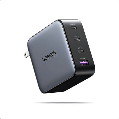 Cargador De Pared Ugreen Carga Rapida 100w Gan 3 Usb C 1 Usb - Imagen 6
