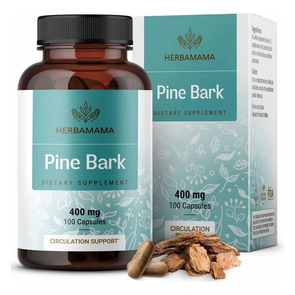 Capsulas Extracto Corteza Pino Maritimo Frances 400 Mg Antioxidante Vegano Sin Omg 100 Unidades