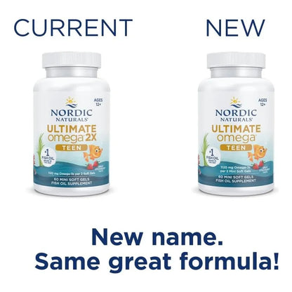 Omega 3 Para Adolescentes Nordic Naturals 60 Cápsulas Sin Sabor - Imagen 5
