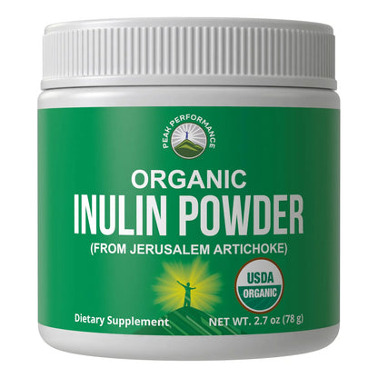 Polvo De Inulina Orgánica Fibra Prebiótica Natural Para Salud Intestinal Vegano Y Sin Alergenos