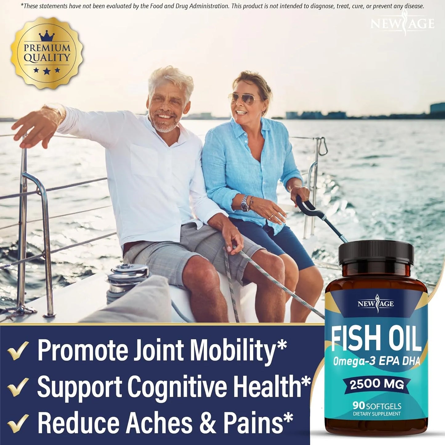 Aceite De Pescado Omega 3 2500 Mg Puro E Importado Soporte Inmune Y Articular