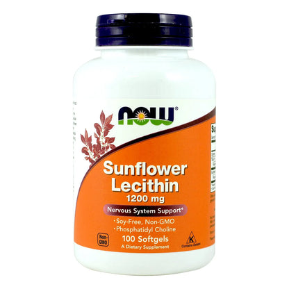 Lecitina De Girasol 1200 Mg Capsulas Blandas Doble Paquete Salud Cerebral Y Corazon