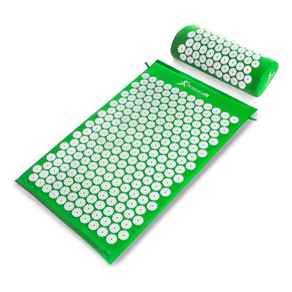 Colchoneta De Acupresion ProsourceFit Alivia Dolor Espalda Y Cuello Con Almohada Incluida