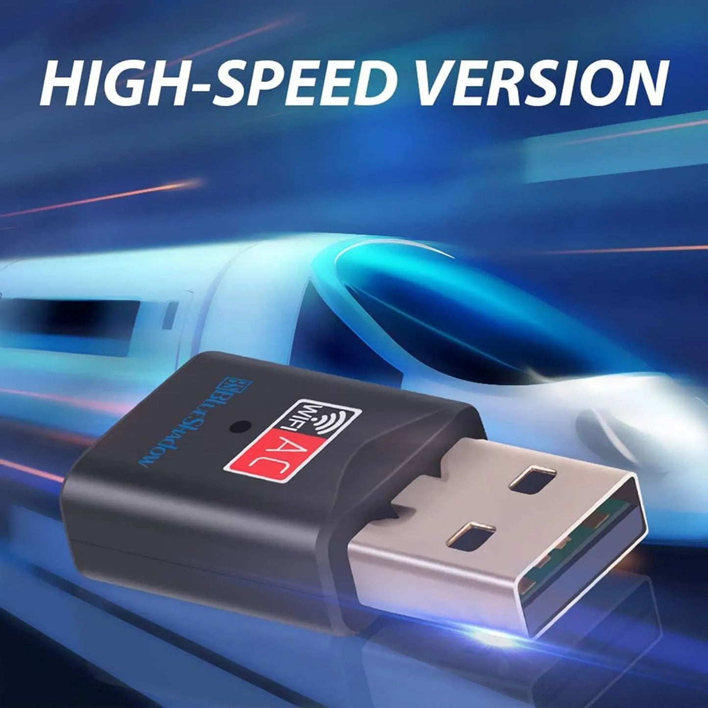Adaptador Wifi Usb Blueshadow Doble Banda 2.4g 5g Mini Wi-fi
