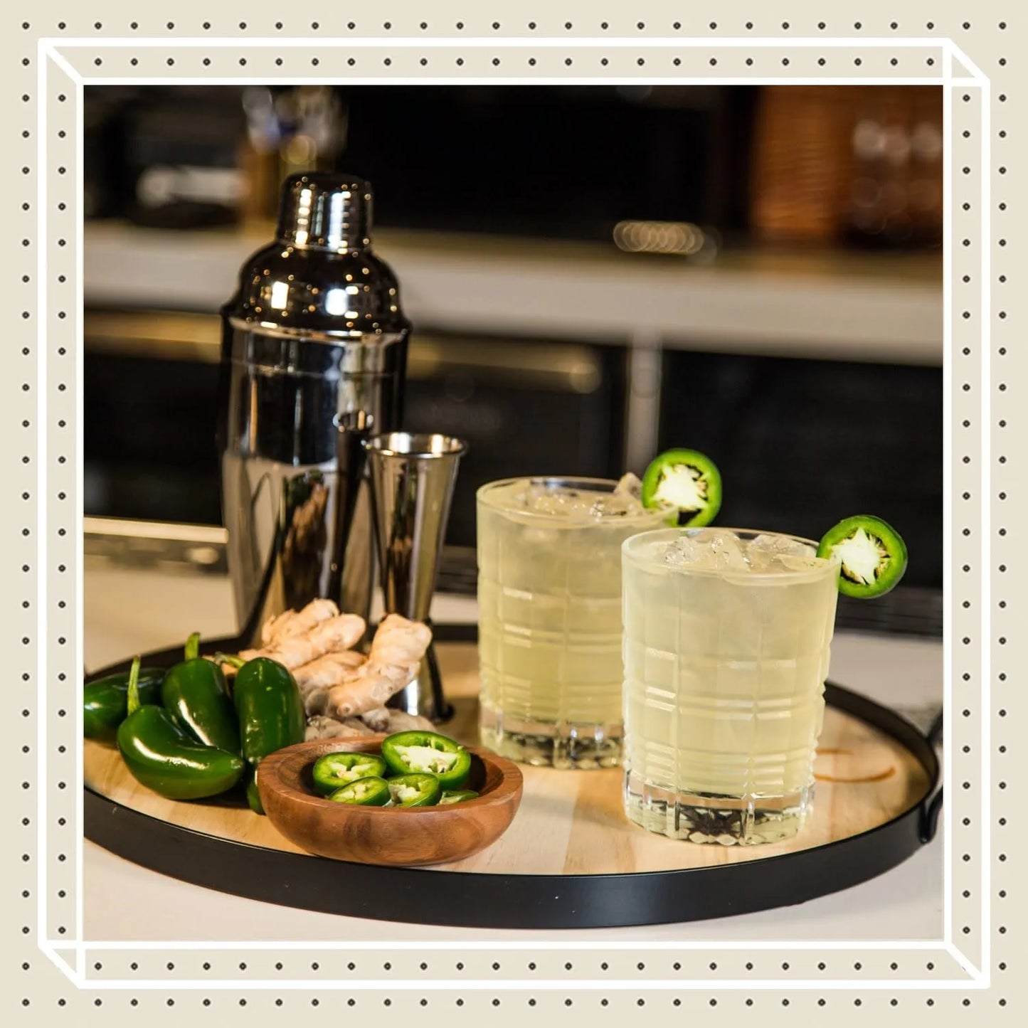 Jarabe Premium Sabor Jalapeño 1L Ideal Para Cócteles Profesionales Y Bebidas Refrescantes