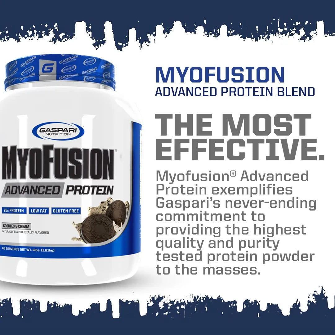 Proteína Myofusion Advanced Sabor Crema De Plátano 2 Lb Mezcla Premium Para Músculo