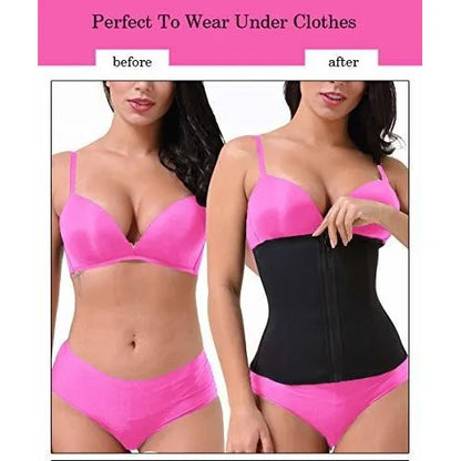 Faja Cintura Con Clip Y Cremallera Body Shaper Moldea Tu Figura Y Alivia Dolor De Espalda