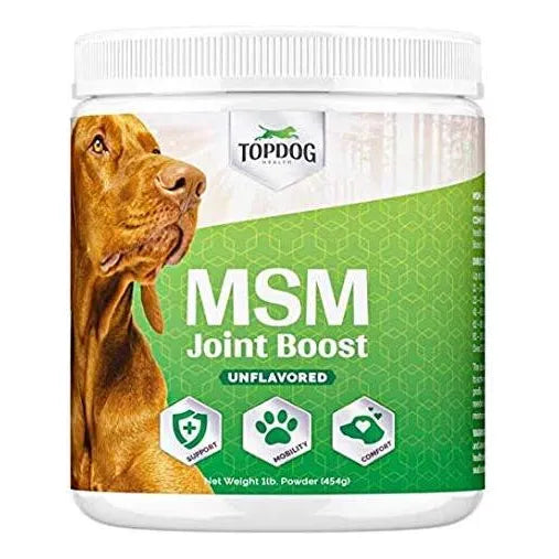 MSM Polvo Refuerzo Articulaciones Perros Movilidad Flexibilidad Antiinflamatorio Natural