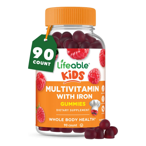 Multivitamínico Infantil Gomitas De Hierro 90 Unidades Sabor Delicioso