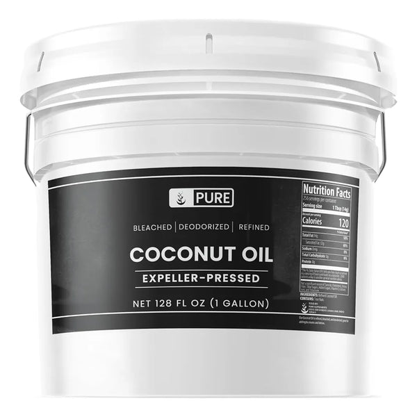 Aceite De Coco Orgánico Virgen Extra Sin Hexano 3.78 Litro Puro Y Natural