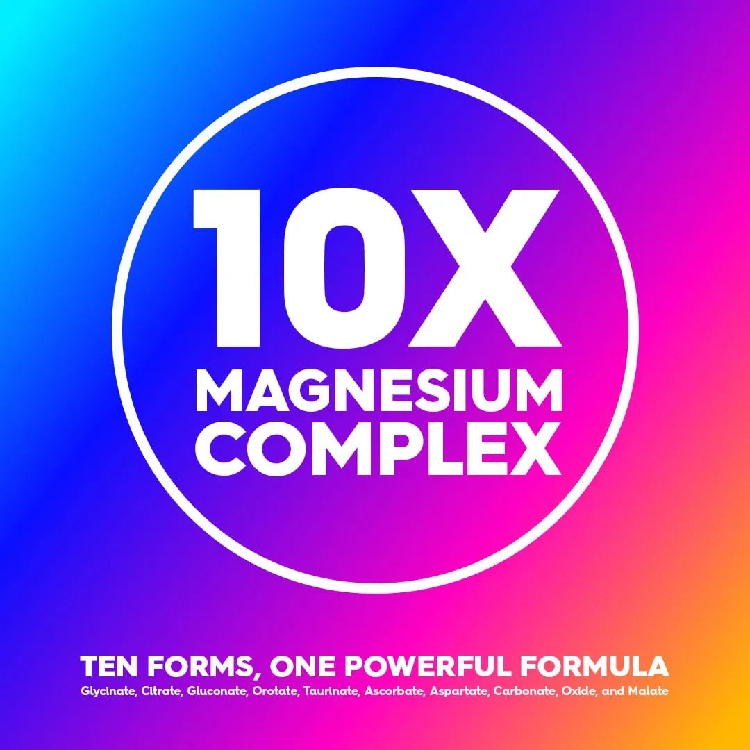 Complejo De Magnesio 10 En 1 60 Capsulas Salud Muscular Osea Y Nerviosa