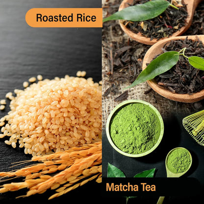 Té Verde Japonés Genmai-cha Con Arroz Tostado Y Matcha 100 Bolsas