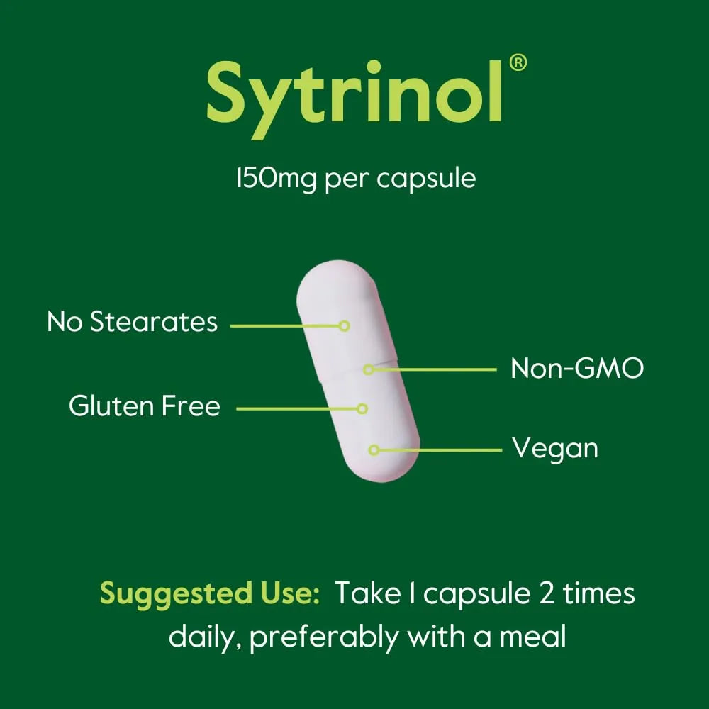 Sytrinol 150 Mg 120 Cápsulas Mezcla Natural De Extractos Cítricos Y Palma Vegano Sin OMG