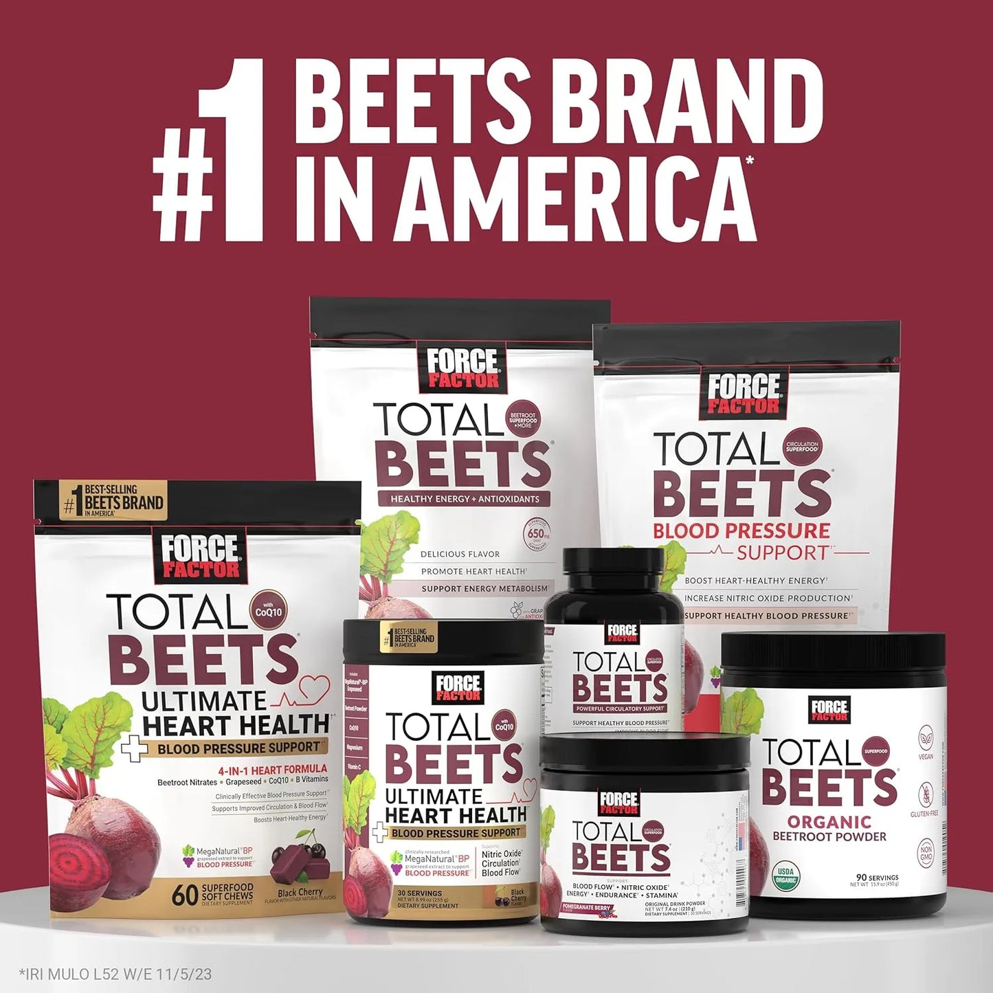 Polvo De Remolacha Orgánica Force Factor Total Beets Superalimento Nutrición Diaria 90 Porciones