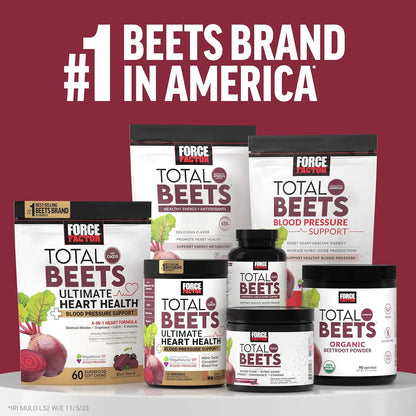 Polvo De Remolacha Orgánica Force Factor Total Beets Superalimento Nutrición Diaria 90 Porciones