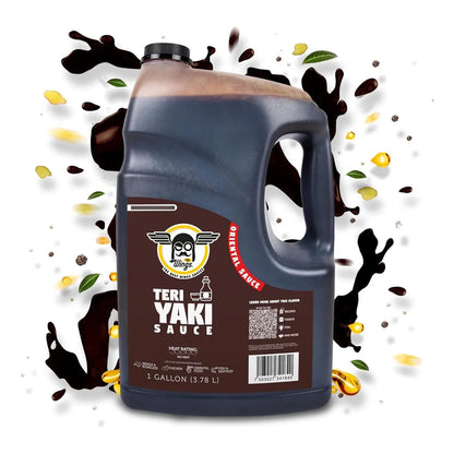 Salsa Teriyaki Dulce Y Especiada 3.78 Litros 128 Onzas Mr Wings