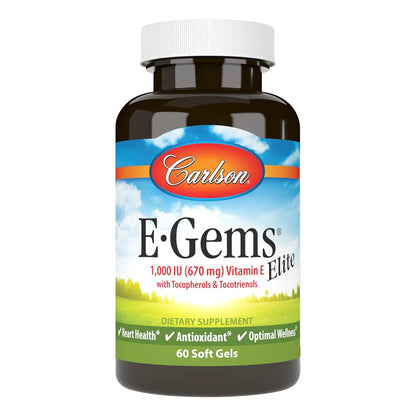 Vitamina E 1000 Ui Con Tocoferoles Tocotrienoles 60 Capsulas Blandas