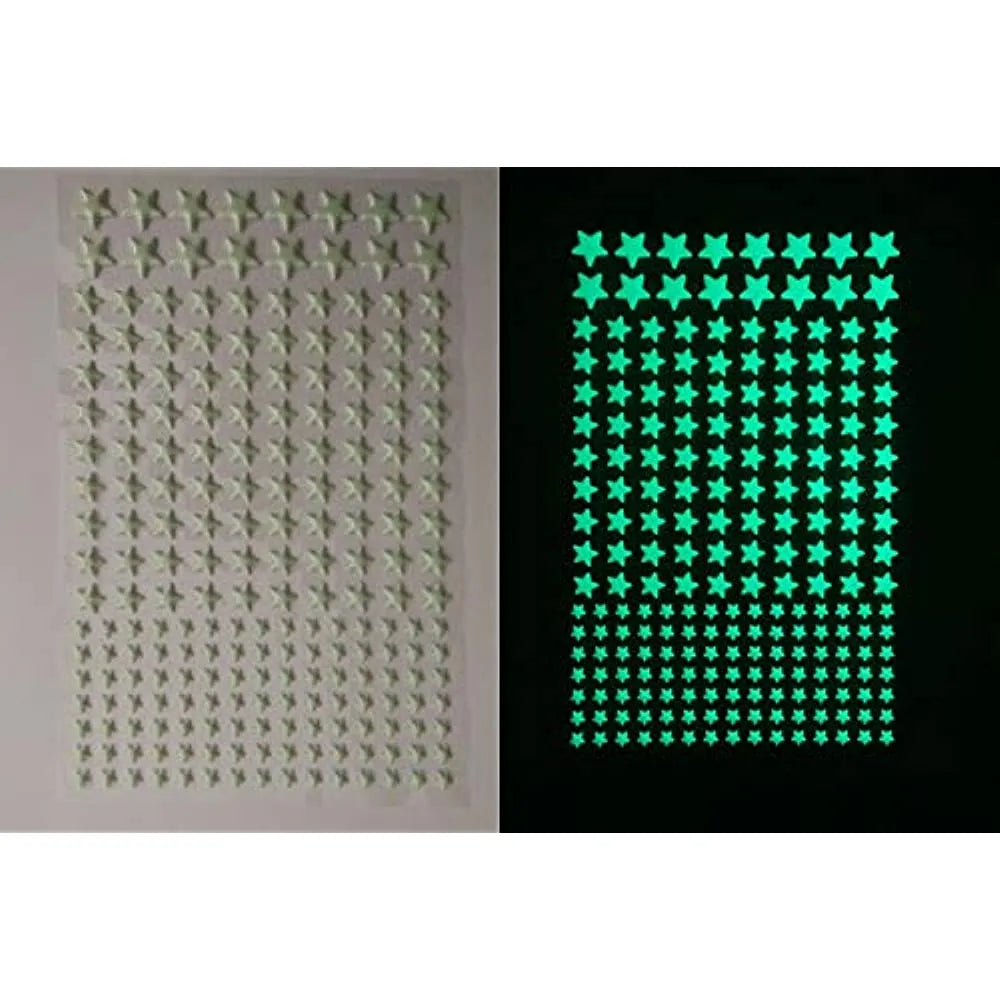 Calcomanias De Estrellas Que Brillan En La Oscuridad Decoracion Magica Para Dormitorios