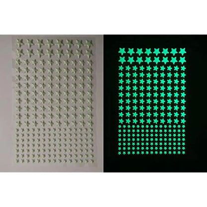 Calcomanias De Estrellas Que Brillan En La Oscuridad Decoracion Magica Para Dormitorios