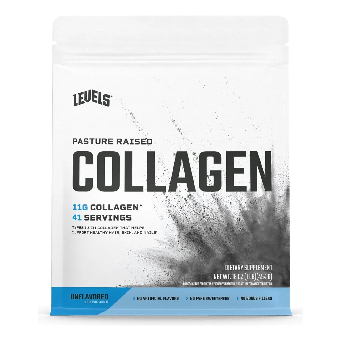 Péptidos De Colágeno Sin Sabor Levels 1 Lb Hidrolizado Para Piel Y Articulaciones