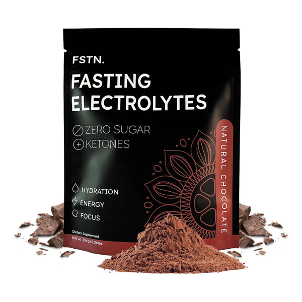 Bebida De Electrolitos Sabor Chocolate Sin Azúcar Con Cetonas Para Ayuno E Hidratación
