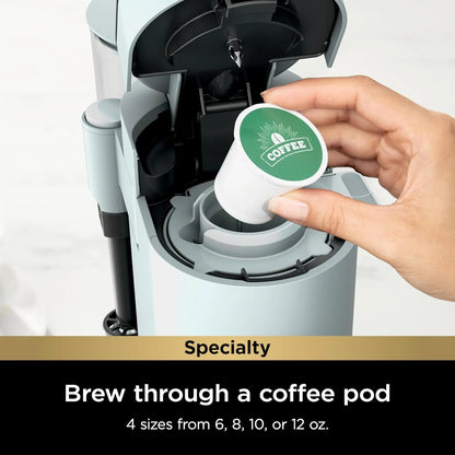 Cafetera De Una Porcion Con Espumador 180 A 720 Ml Compatible Con Capsulas K Cup