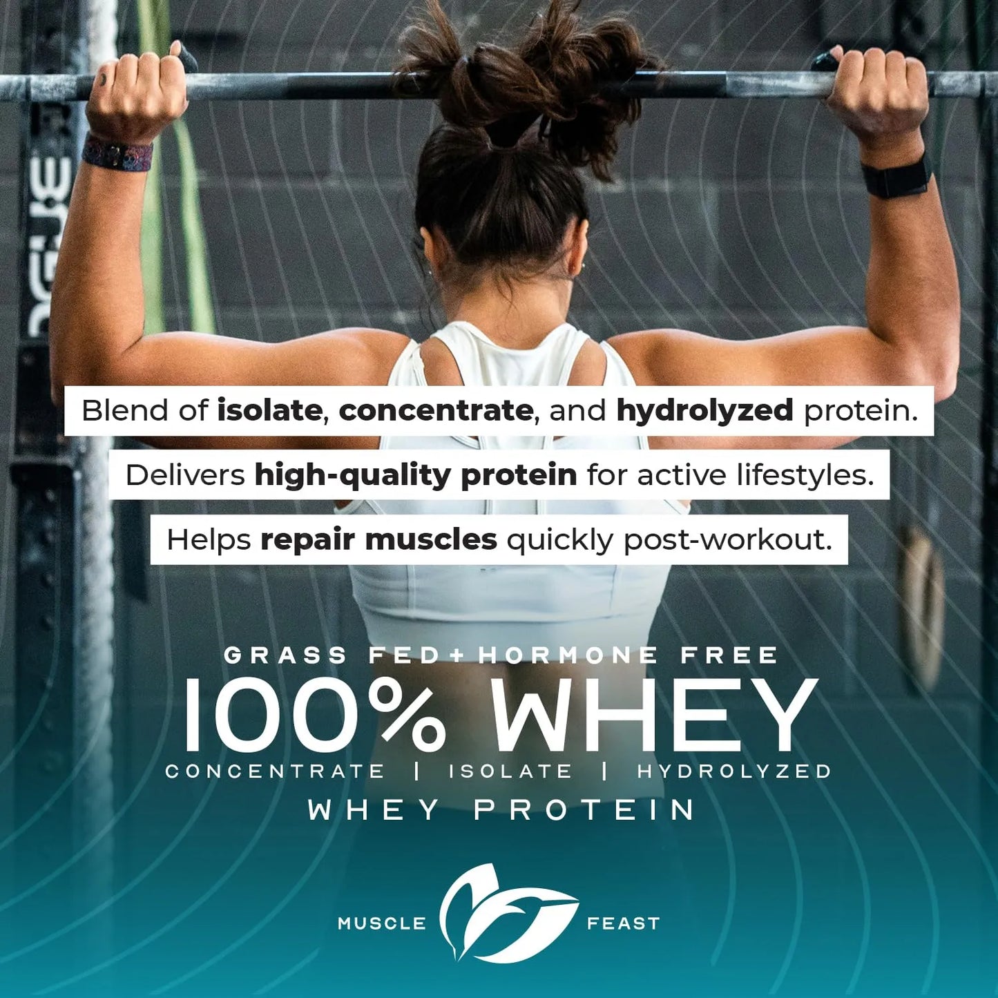 Proteina De Suero De Leche 100 Natural Sin Sabor 1 Kg Mezcla Facil